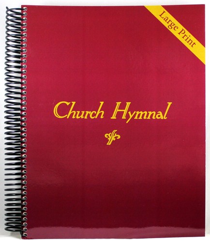 Church hymnal large print - church,
