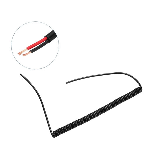Coil cords spiral curly - coil, 24"