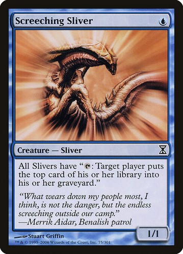 Screeching sliver nonfoil time - screeching,
