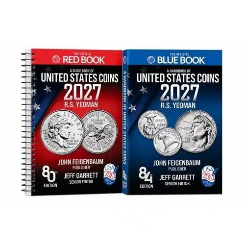 2027 red book blue - book, &
