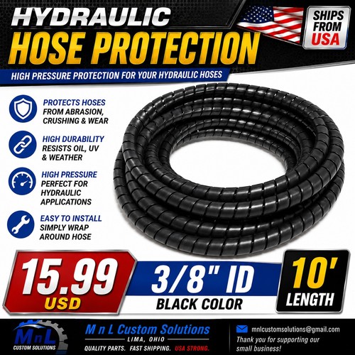 Hydraulic hose spiral wrap - spiral,