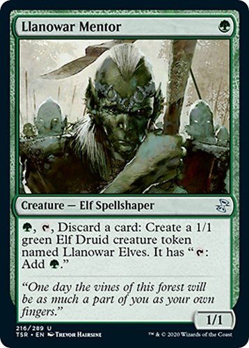Llanowar mentor tsr - llanowar, [tsr