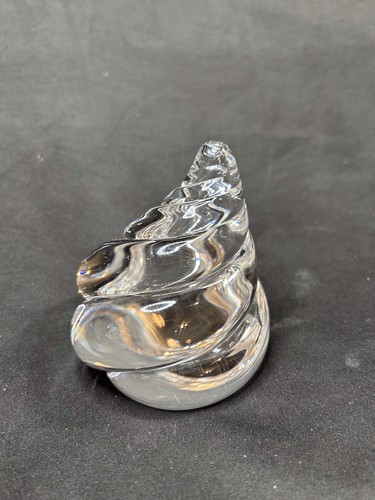 Steuben glass conch - conch, shell