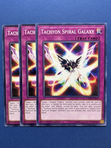 Yugioh tachyon spiral - 3x,