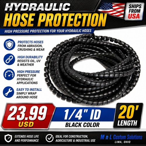 Hydraulic hose spiral wrap - hose,