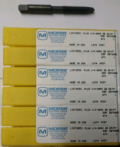 Pcs morse 20nc - 1/4-20nc, hss