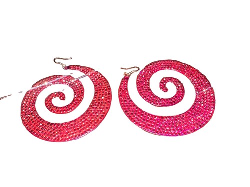 Large spiral pink hanging - spiral,