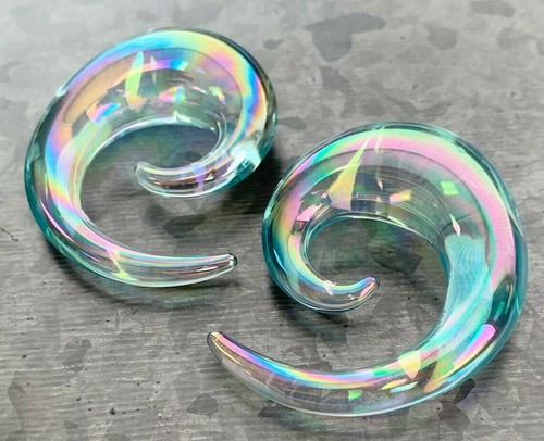 Pair clear lucifer glass - pair,