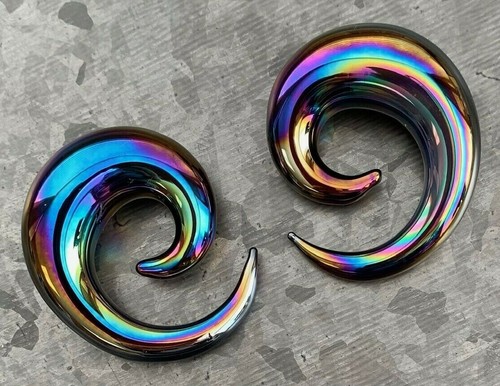 Pair black lucifer - pair, glass