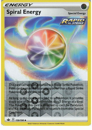 Spiral energy 159 198 reverse - spiral,