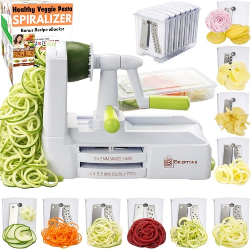 Spiralizer blade vegetable - spiralizer, 7-blade