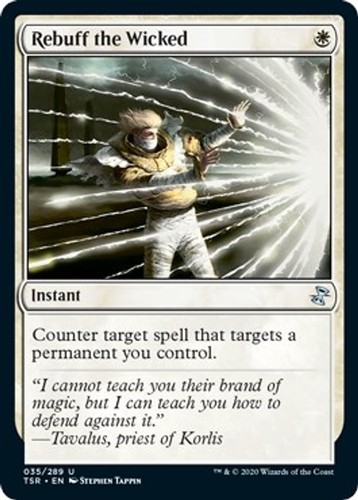 Foil rebuff the wicked mtg - foil,