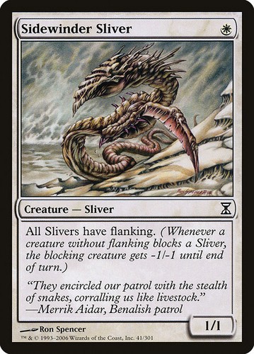Sidewinder sliver nonfoil - sidewinder,
