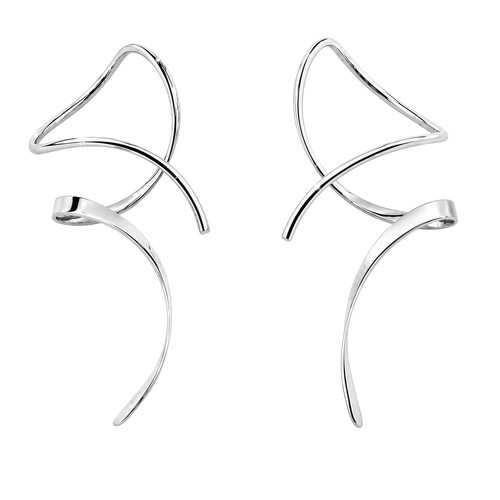 Earrings for women - for, spiral