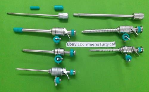 7pc laparoscopic trocar - 7pc,