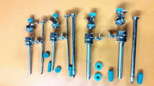 Laparoscopy spiral trocar - trocar, with